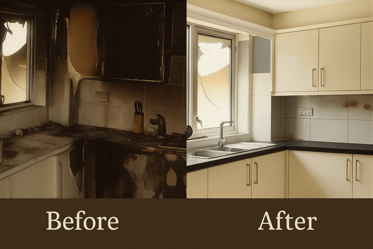 Fire Damage Restoration: Cleaning Up After a Fire in the UK